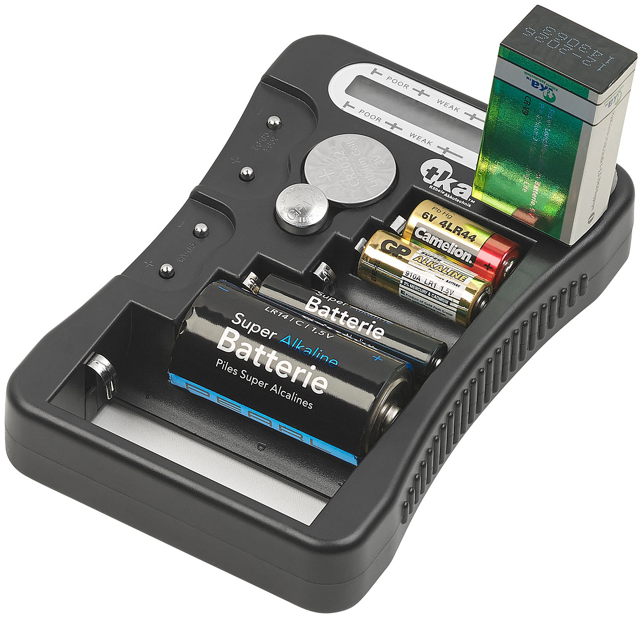 TKA Digitaler Profi-Batterietester mit LCD-Anzeige Galaxus