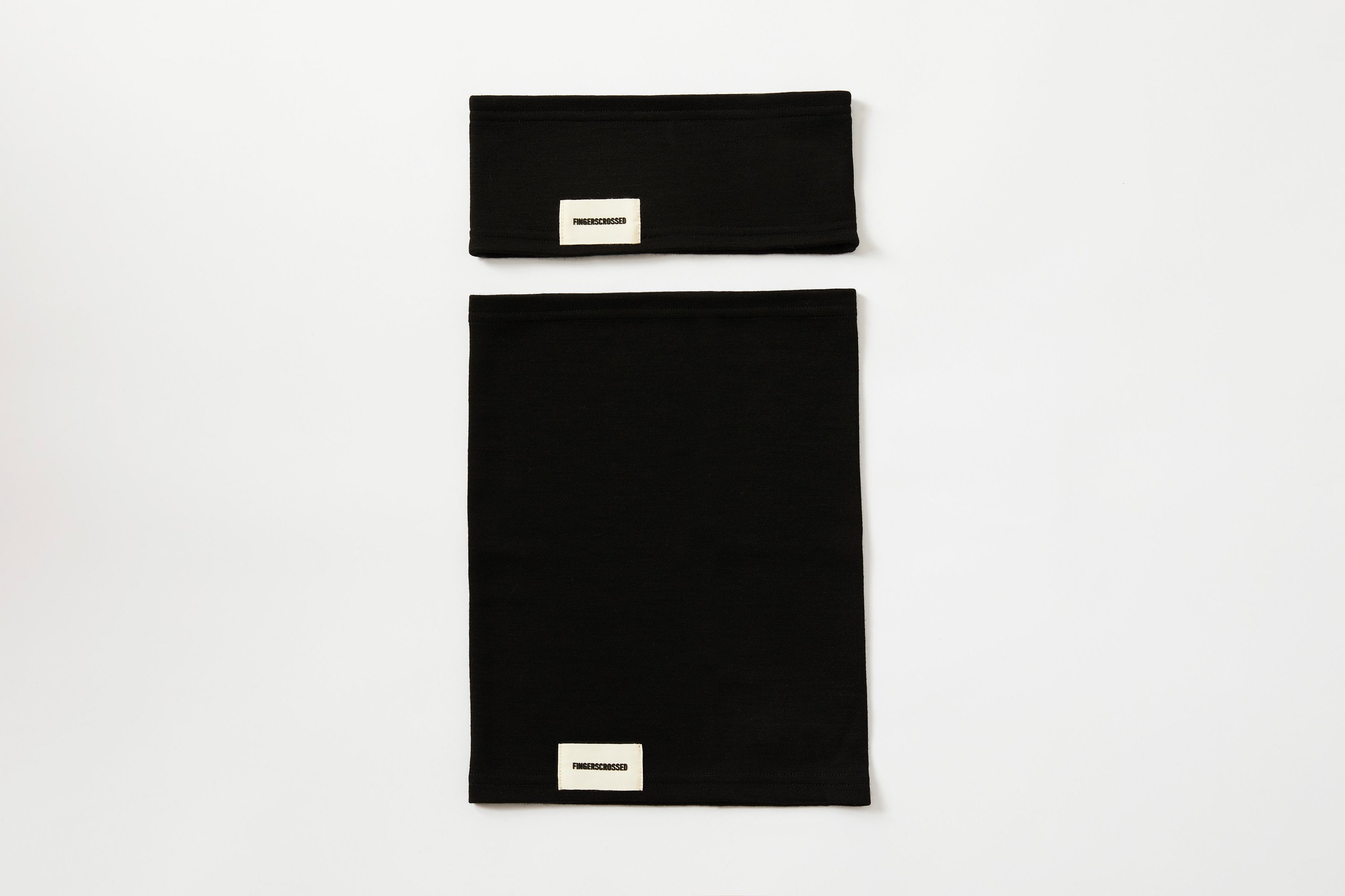 Fingerscrossed Set Headband + Tube Scarf Black kaufen