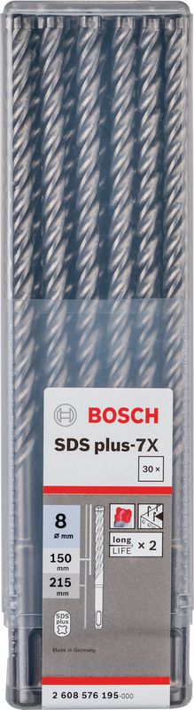 Bosch Hammerbohrer SDS plus-7X Ø 12 x 200 x 265 mm 30er-Pack Galaxus