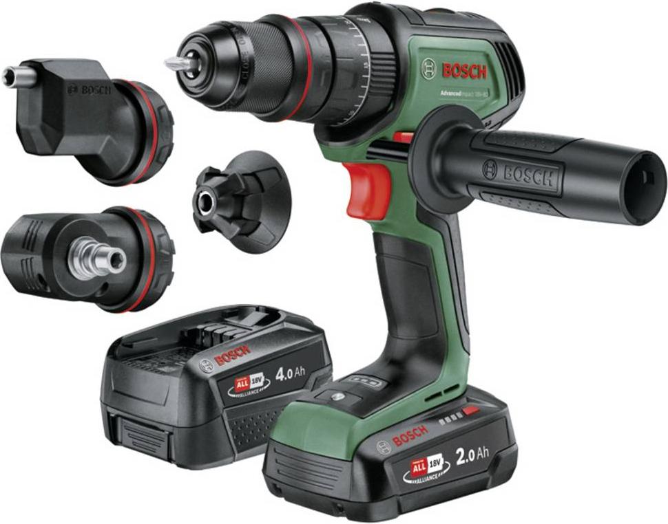 Bosch Home Garden Cordless impact drill AdvancedImpact 18V 80 QuickSnap 2 x PBA 18V batteries Battery operated Galaxus