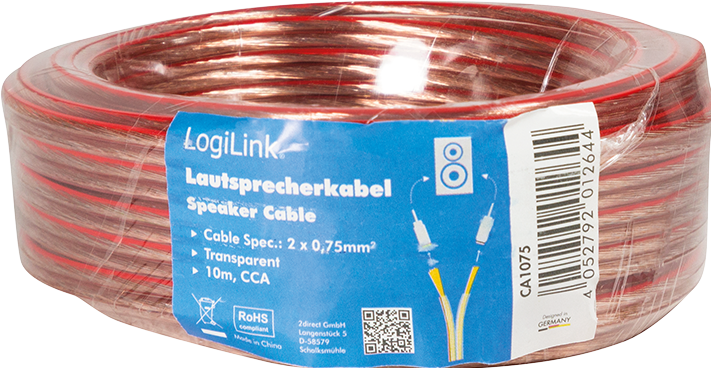 LogiLink CA Lautsprecherkabel (10 m 0.75 mm²) kaufen