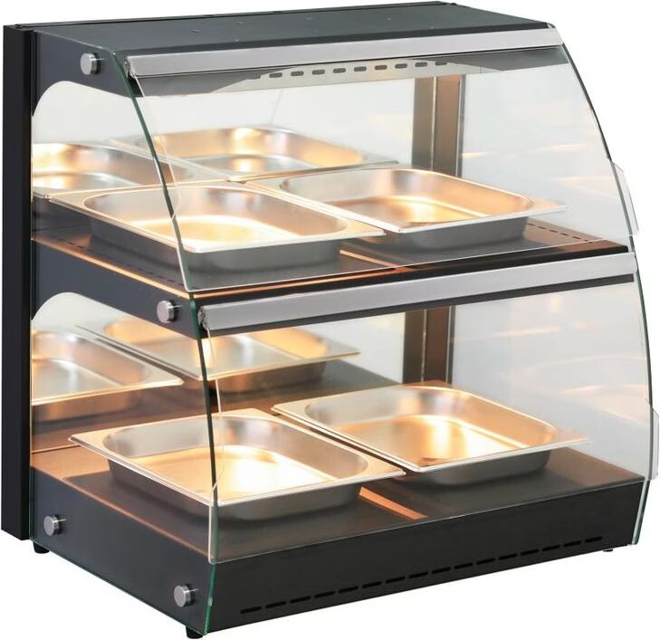 Vitrine De Maintien Au Chaud 800 W 4 étages Comptoir Chaud