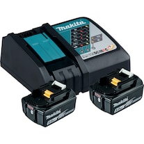 Makita Batteries and charger 197570-9 (18 V, 5 Ah)
