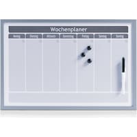 Zeller Present Weekly planner (Magnet board, Weekly planner, Whiteboard, 60 x 40 cm)