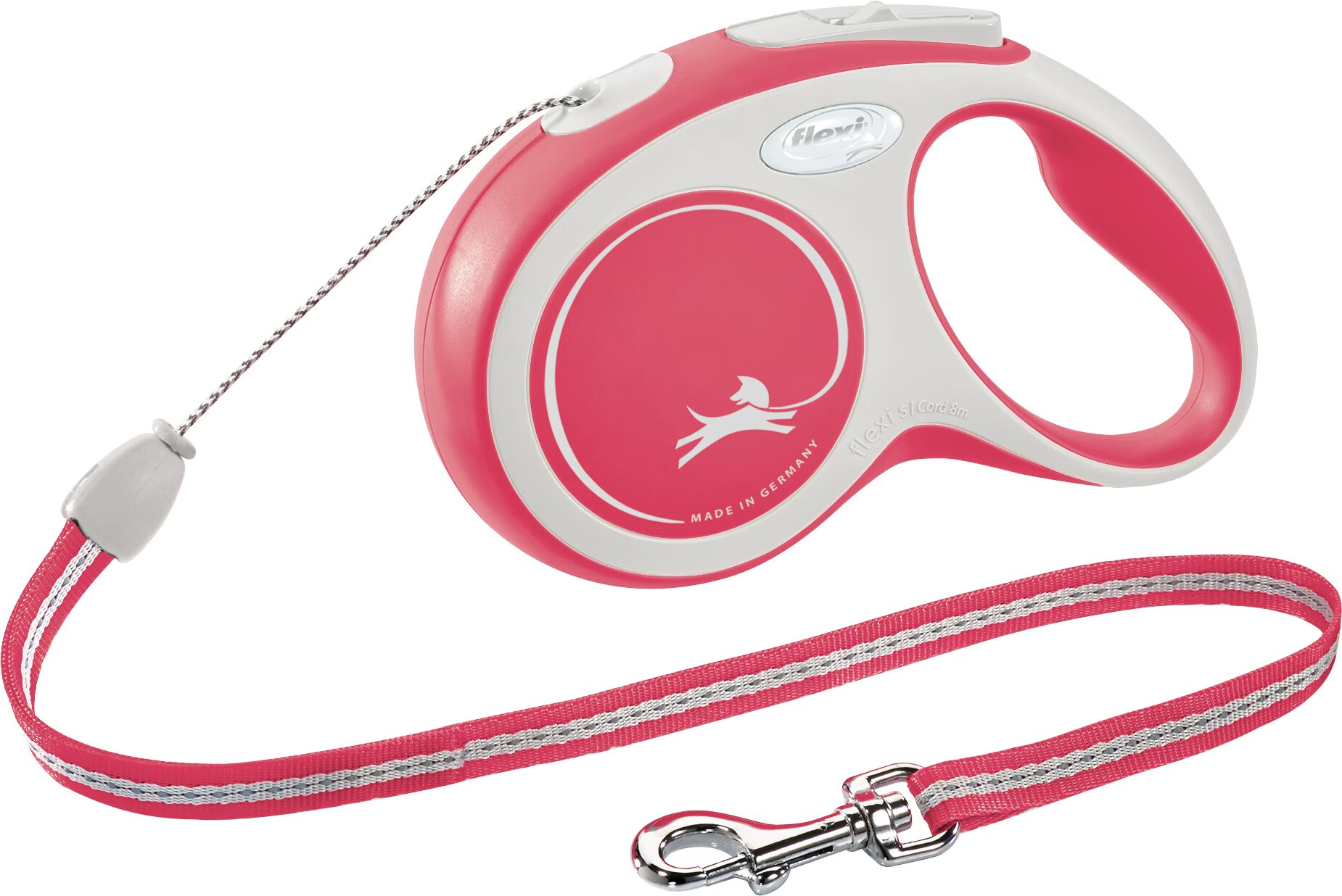 Meilleurs prix pour Flexi Laisse New Comfort Rouge/Blanc Lanyard S-Large