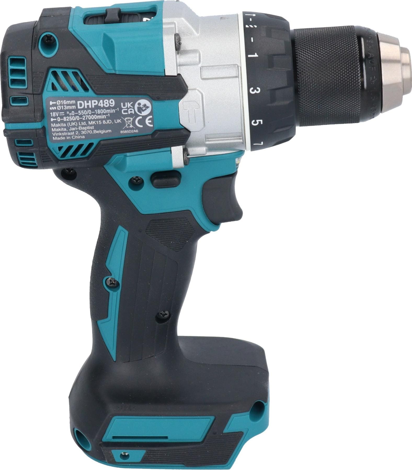 Makita DHP 489 SFJ R Akku Schlagbohrschrauber 18 V 73 Nm Brushless 2x Akku 3 0 Ah Ladegerat Rechargeable battery operated Galaxus