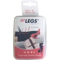 Jet Legs Travel socks 41-45 black (41 - 45)
