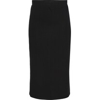 Pieces Ribbed Knit Midi Skirt (M)