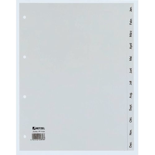 Rexel Kunststoff-Register für A4 volldeckend kaufen QB8695