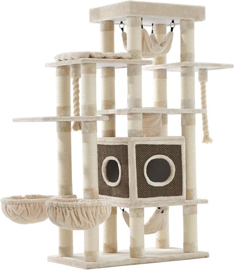Meilleurs prix pour Nobby Arbre à chat GADI (198 cm, Beige, Nude), Arbre à chat