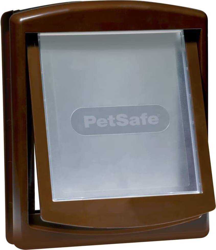 Meilleurs prix pour PetSafe Porte à 2 voies pour chiens 755 Medium 26,7 x 22,8 cm Marron