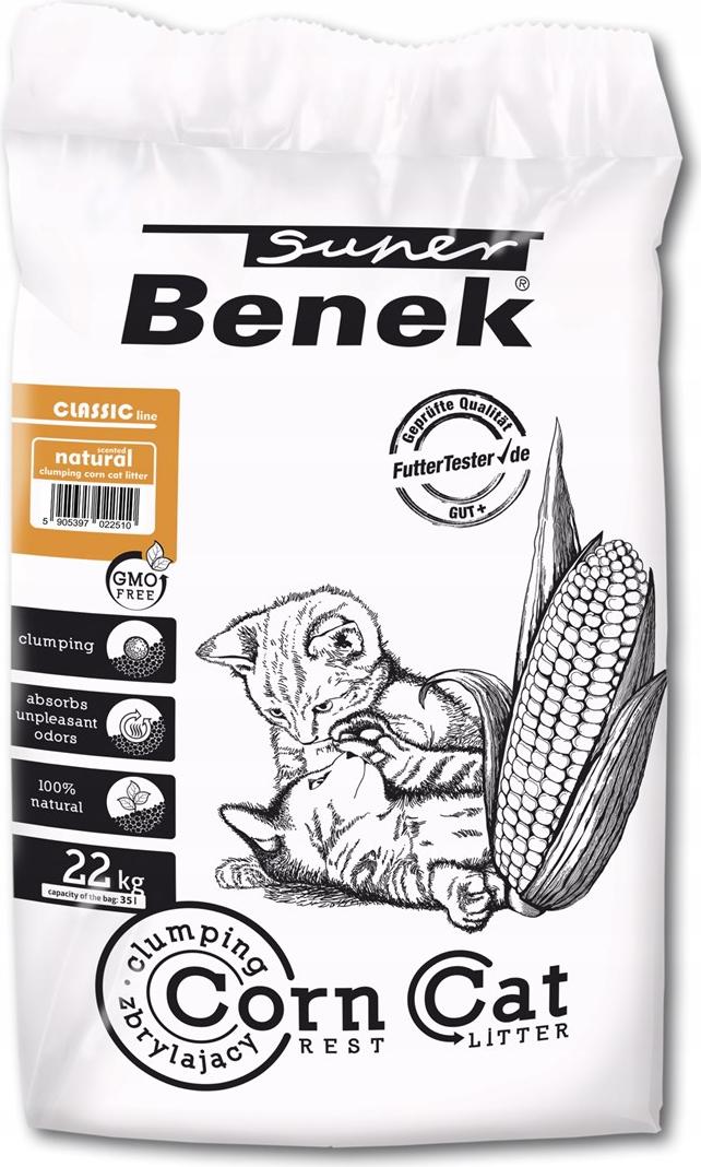 Super Benek Corn Classic Clumping 22 kg buy at Galaxus