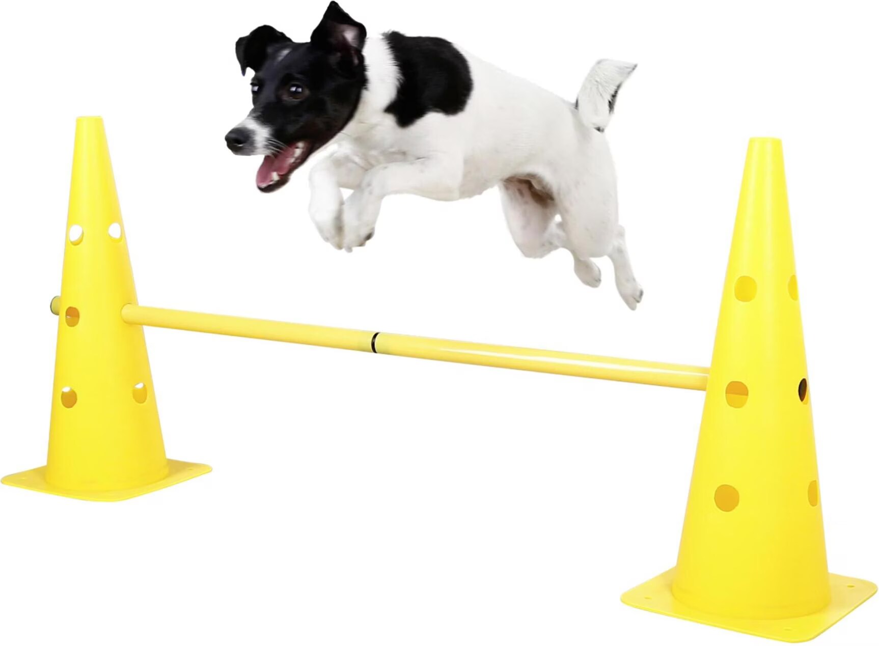 Kerbl Ensemble de cônes-obstacles d'agilité Jaune 81994