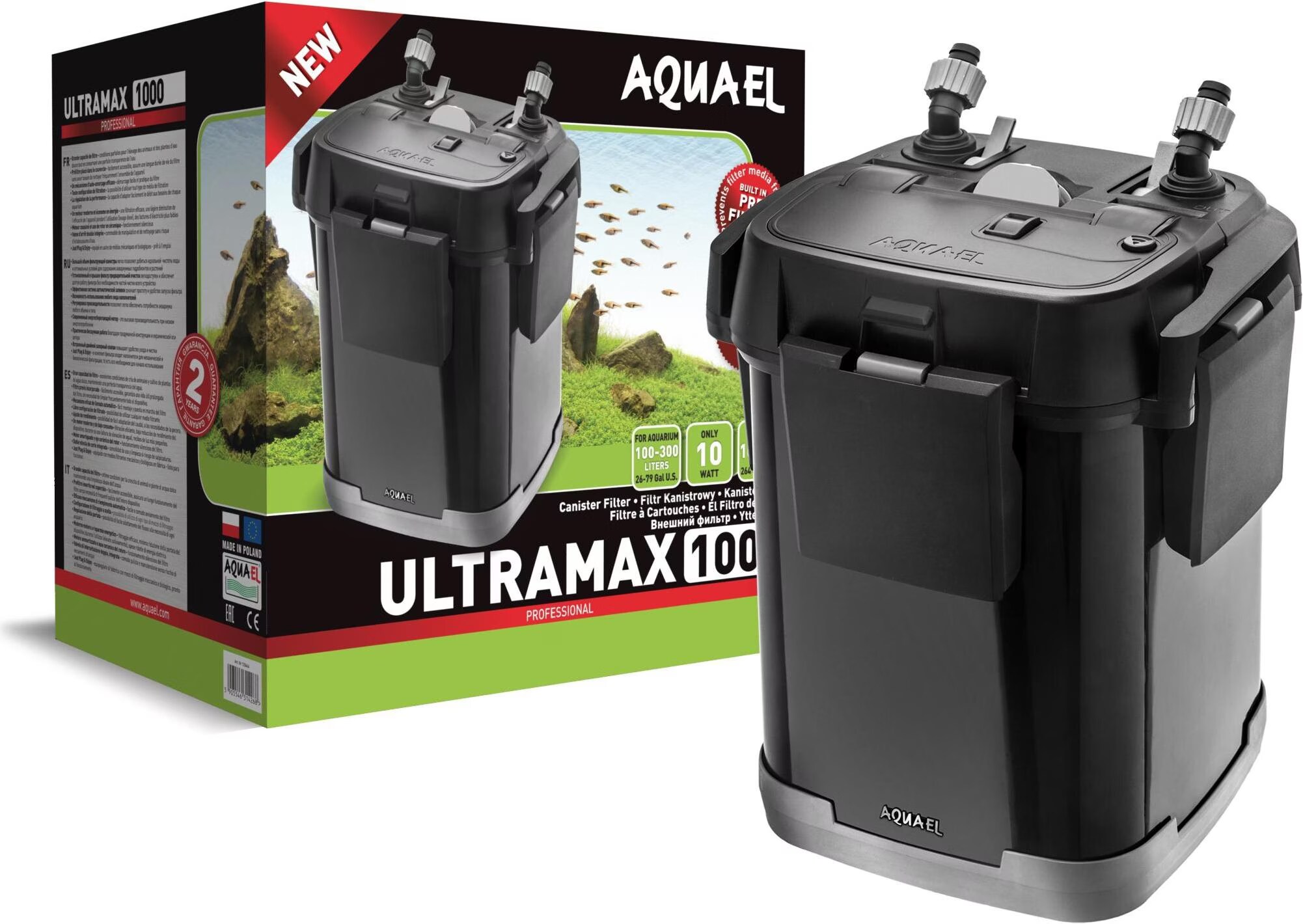 Aquael Filtro Exterior Ultramax Para Acuarios