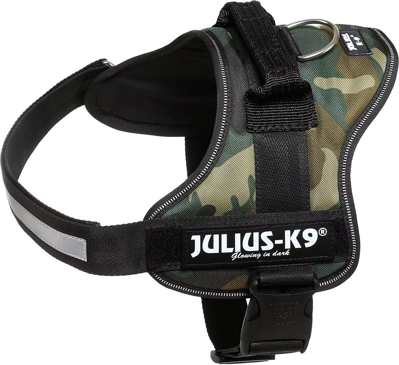 Harnais Power Julius-K9, 0/M–L: 58–76 Cm, Camouflage - 15033 - Julius