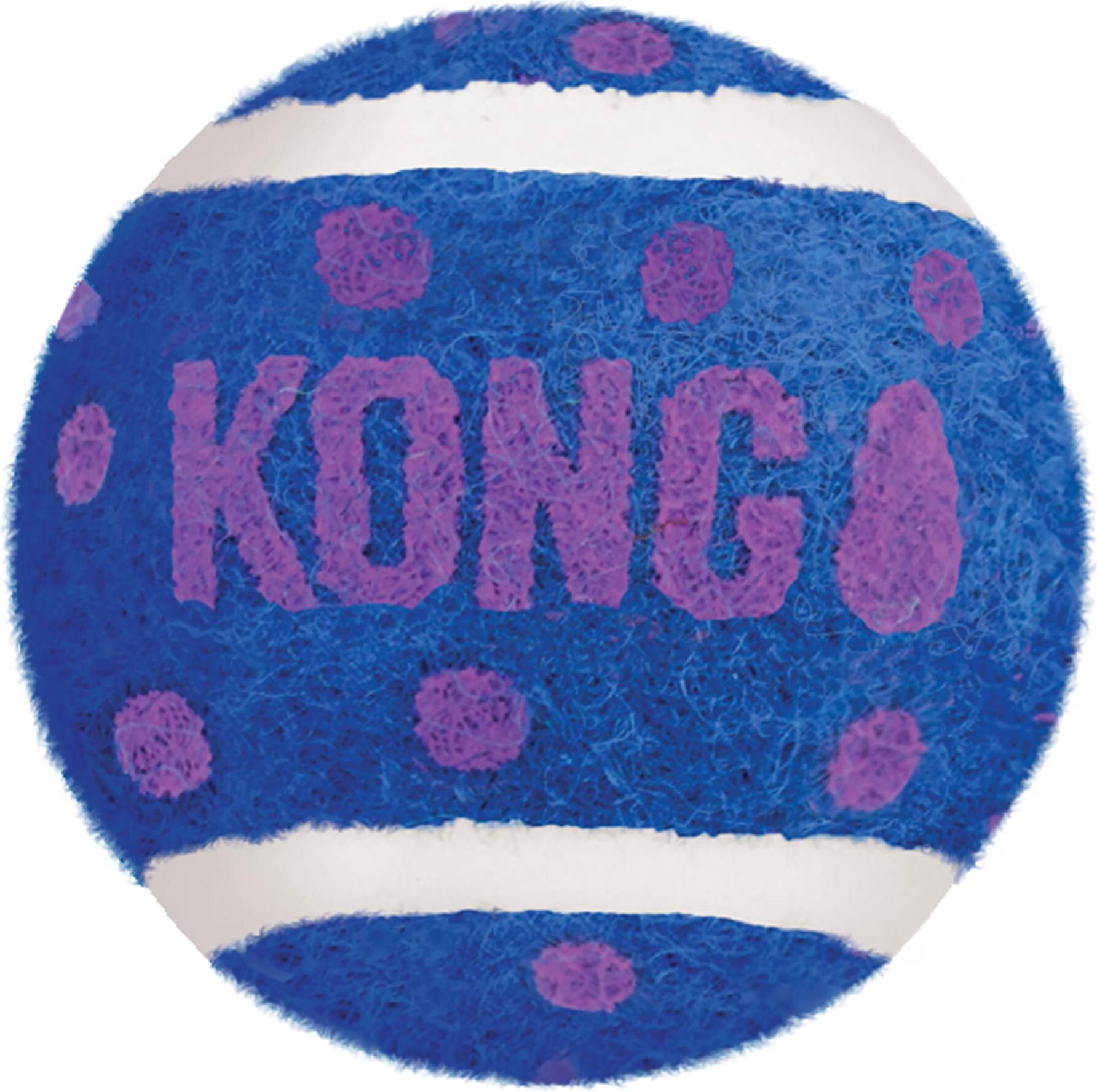KONG Balle de tennis avec clochettes (Balles), Jouets pour chat