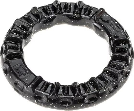 Comparer les prix de Anneau à mâcher Ferplast Smile, noir pour chien - taille S : 12 cm de diamètre x H 2,4 cm