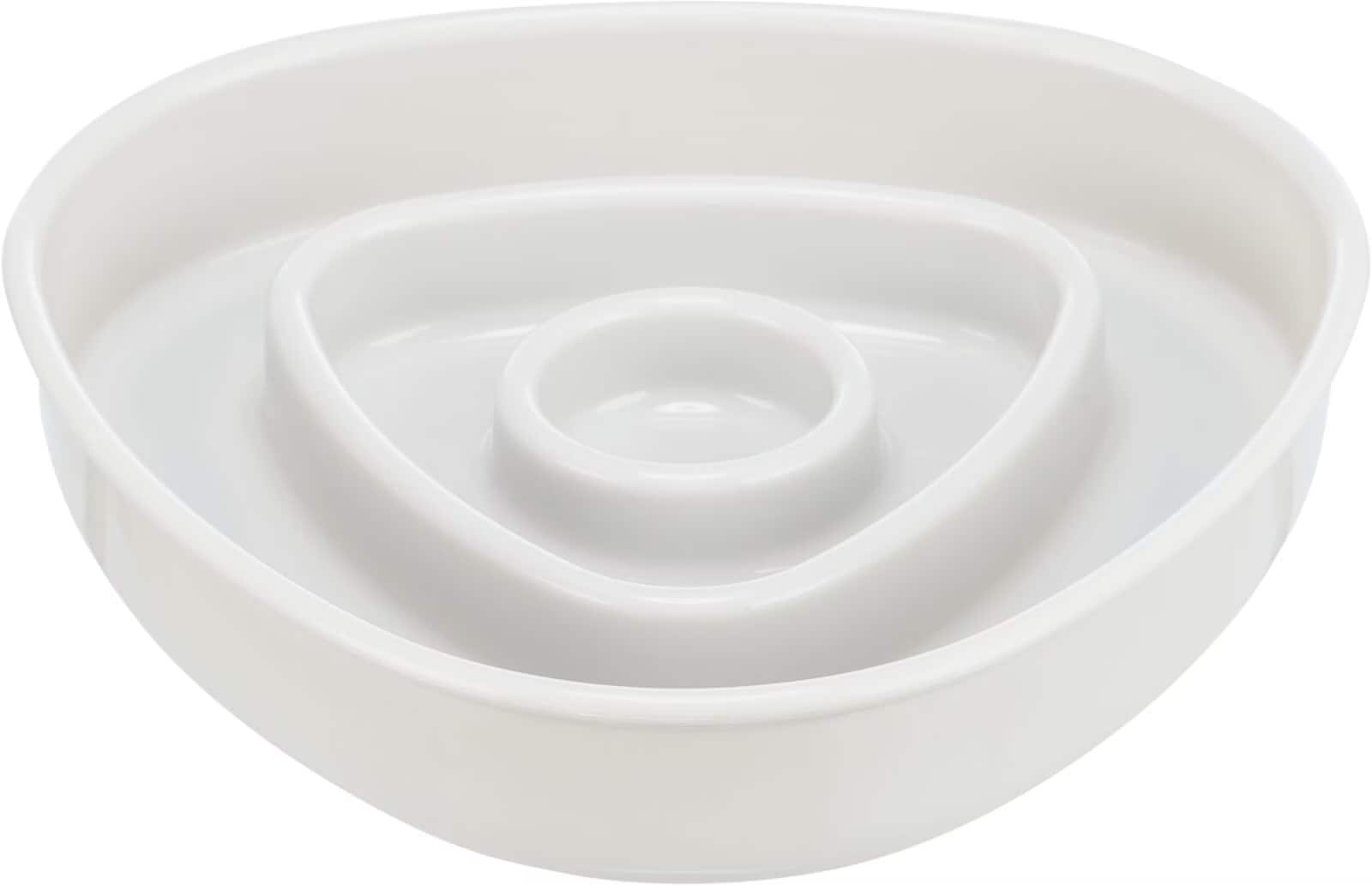 Meilleurs prix pour Gamelle anti-glouton 350 mL Trixie Slow Feeding Triangle pour chat