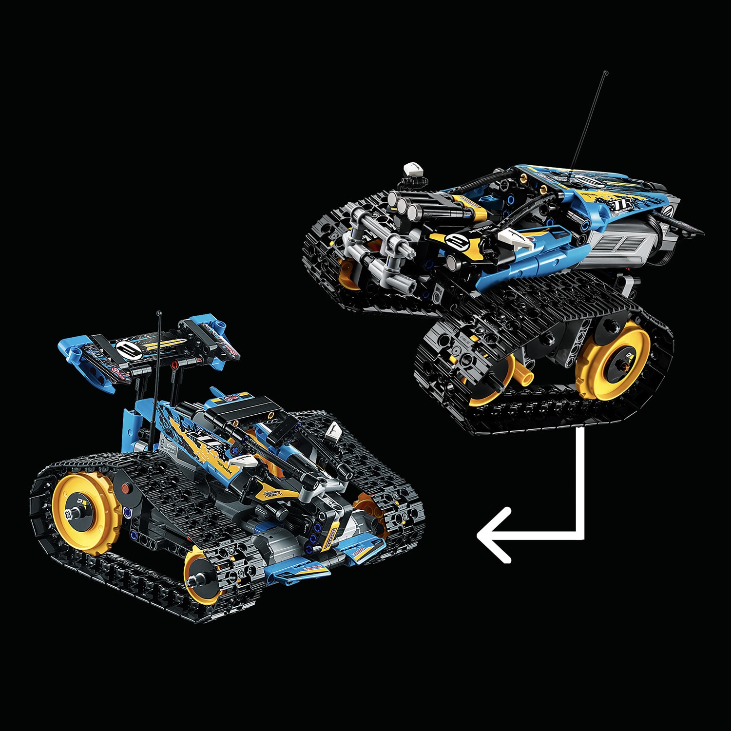 Lego 42095 sale batteries