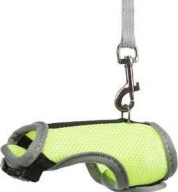 Harnais Doux Avec Laisse Pour Lapins, Nylon, 25–32 Cm, 1,20 M - Mon Animalerie