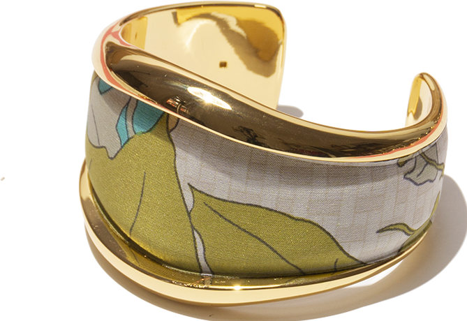 MM33 Bangle dreamy flowers (Messing Seide) kaufen
