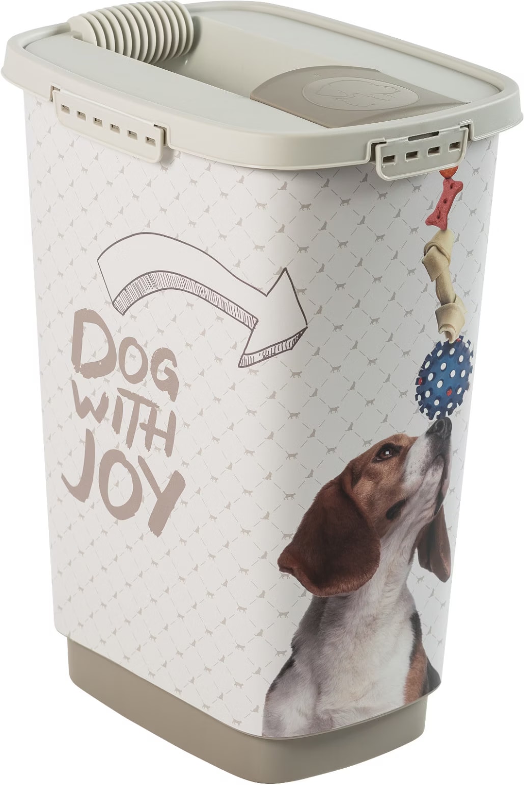 Comparer les prix de ROTHO Container Croquettess Joy pour chien - 25 L