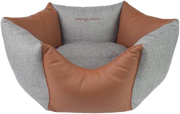 amiplay Korb ZipClean Classic L Ø68 x 23 cm grau-braun Galaxus