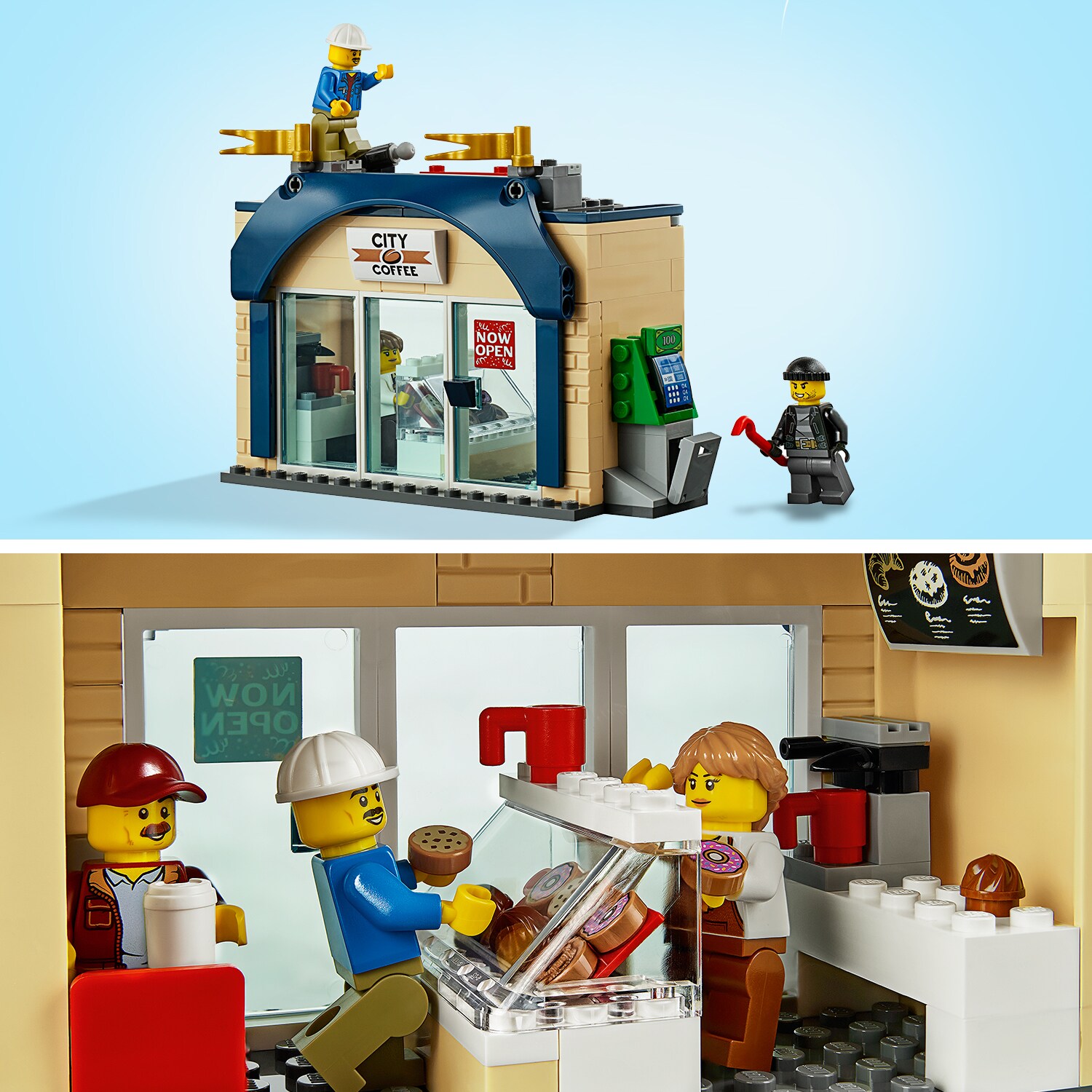 Lego donut shop opening set new arrivals