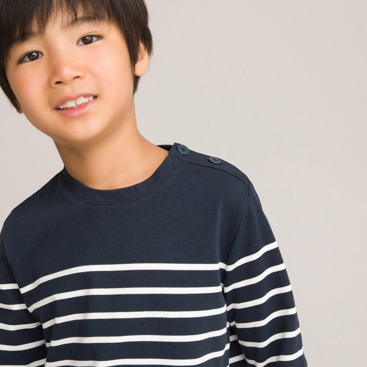 La Redoute Collections Gestreiftes Shirt mit langen Ärmeln (116) Galaxus