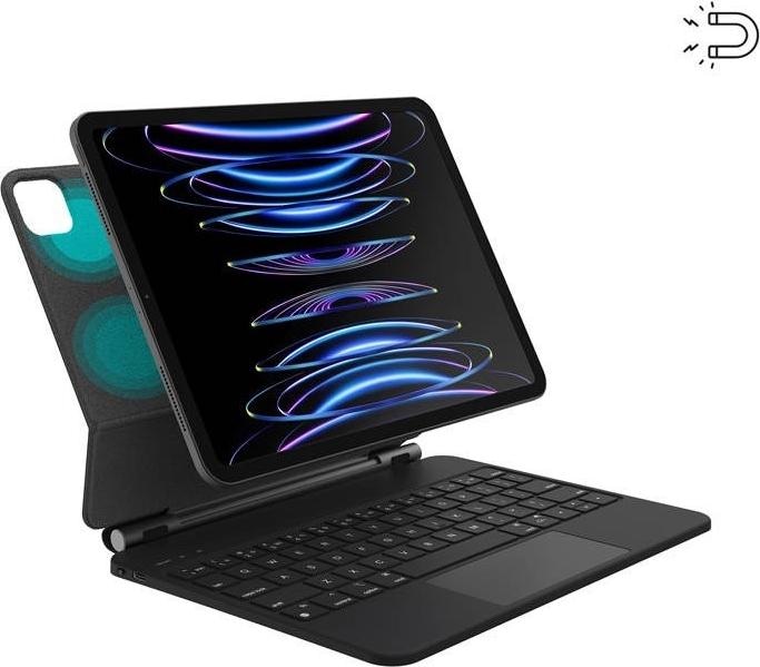 JCPAL FolioKeys Pro Slim Keyboard Case with Trackpad for iPad Pro 13
