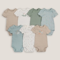 La Redoute Collections Short-sleeved bodysuits