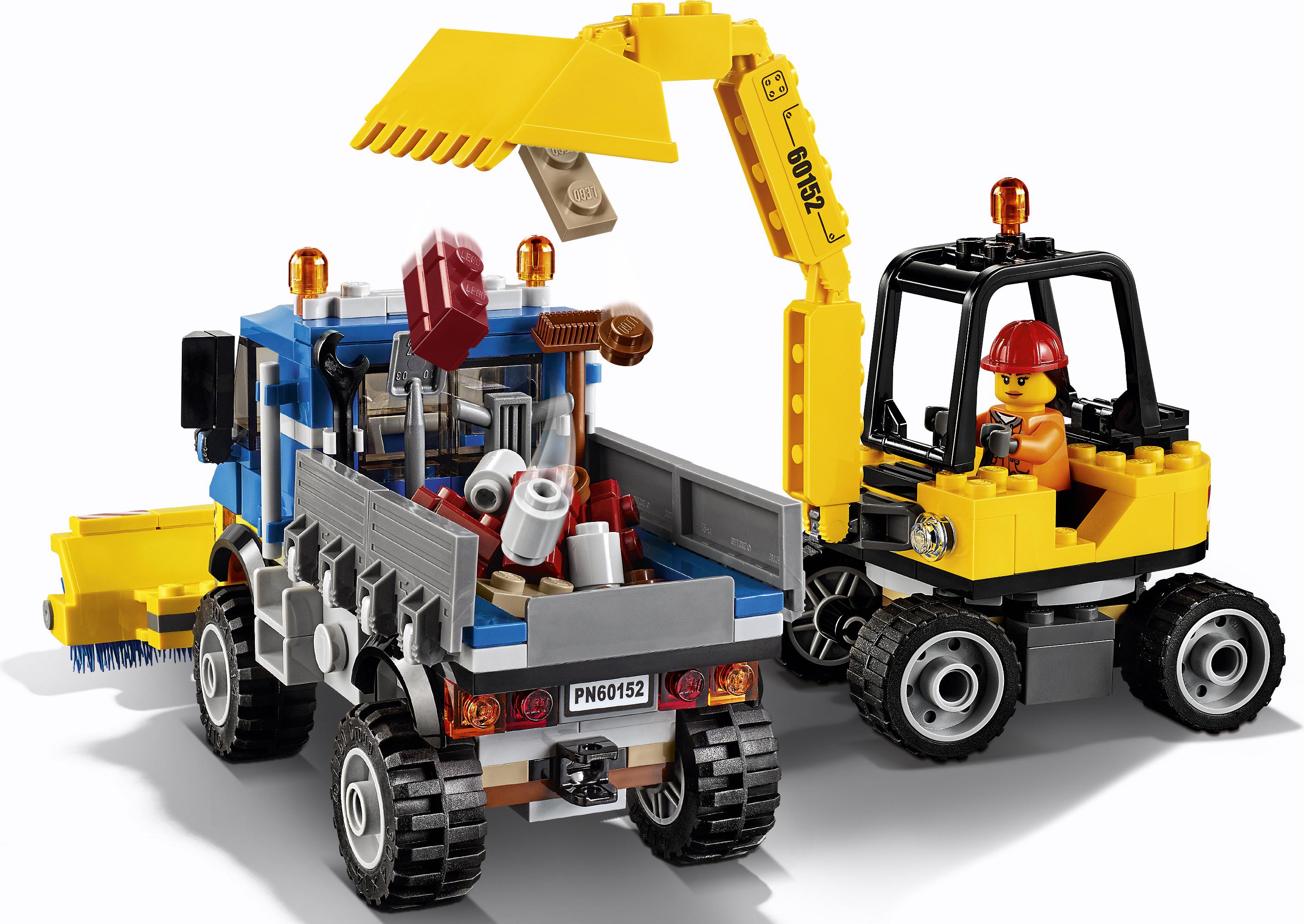 Lego 60152 city sweeper & excavator outlet