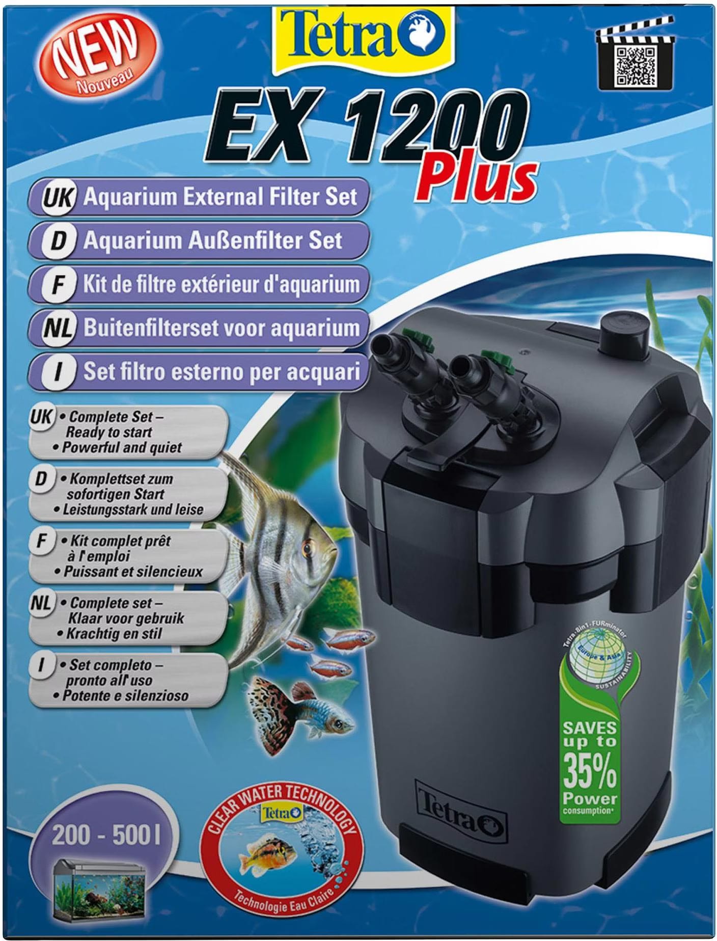 Meilleurs prix pour Tetra EX 1200 Plus (500 l, Filtres externes, Eau douce), Aquarium : filtres