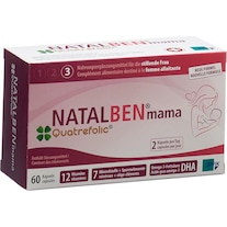 Natalben Mamma Quatrefolic (60 Pezzo/i, Pillole, 132 g)