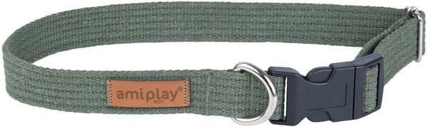 amiplay Halsband Cotton XL 30mm/45-70cm kaki kaufen