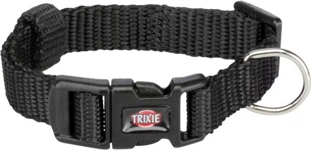 Comparer les prix de Collier Trixie Premium noir taille XXS–XS tour de cou 15–25 cm x 1 cm - pour chien