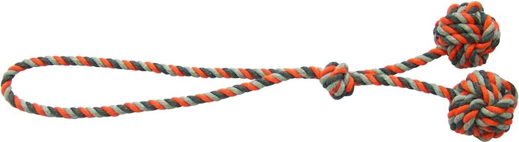 Comparer les prix de EBI Duvo+ Knot coton Dummy avec 2 balles, Jouets pour chien