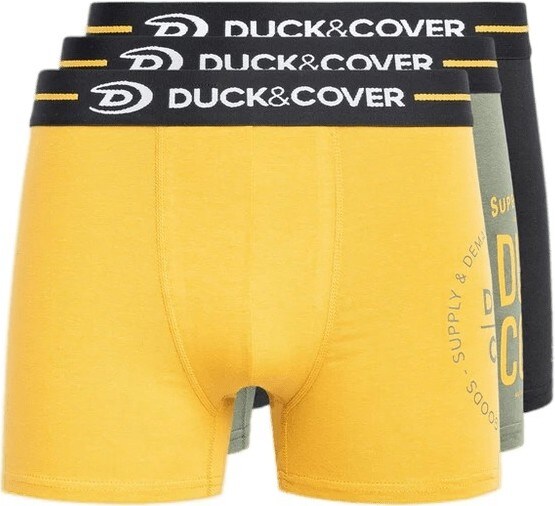 Duck and Cover Mens Edelman Boxer Shorts (Pack of 3) (L) Galaxus