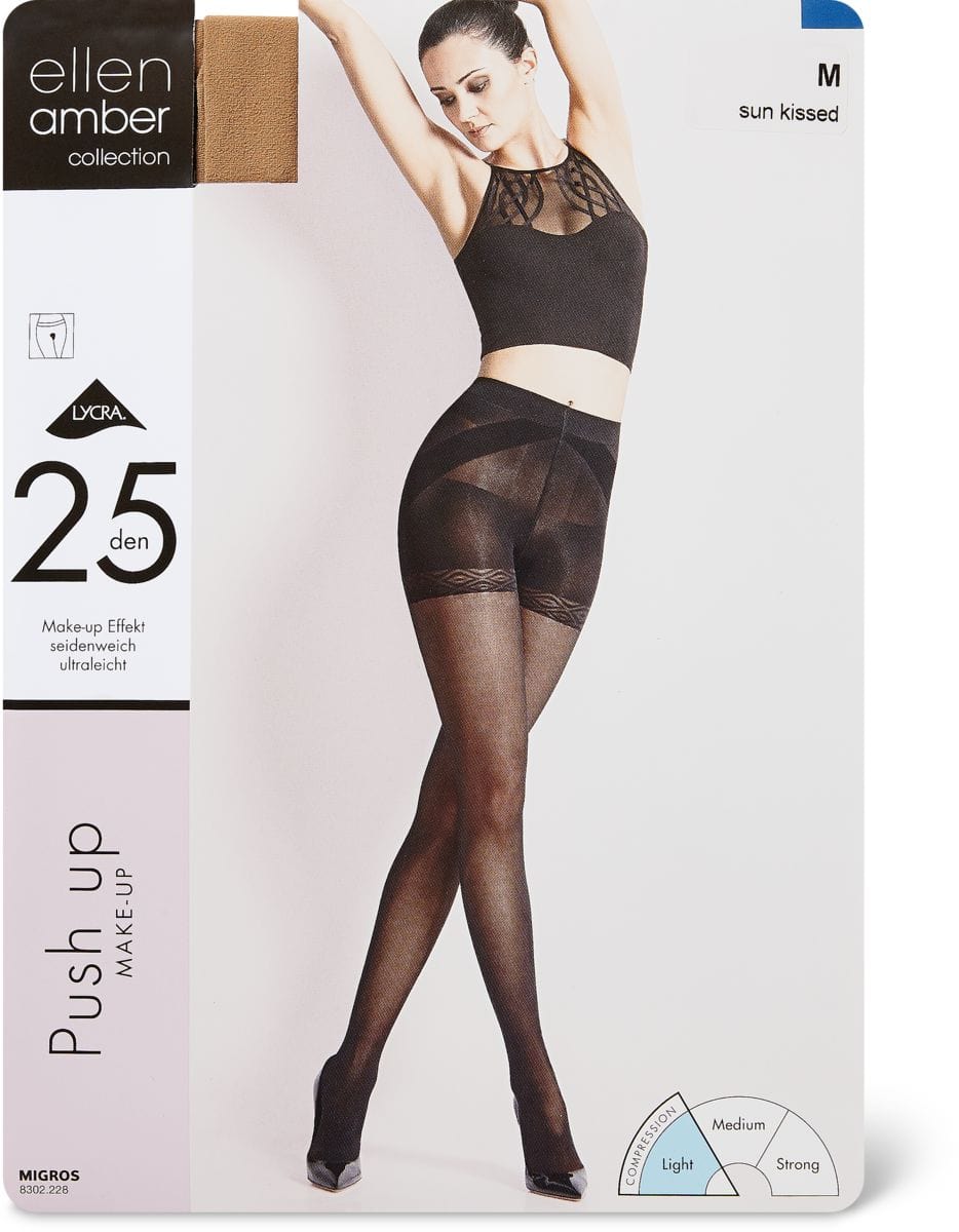 Ellen Amber Damen Strumpfhosen Push Up (M 25 DEN) Galaxus