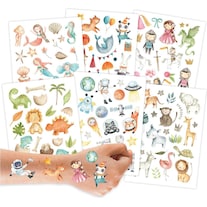 Papierdrachen 100 children's tattoos