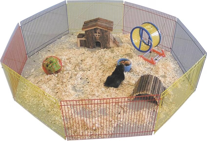 Comparer les prix de Nobby Hamster en libert, Cage + enclos