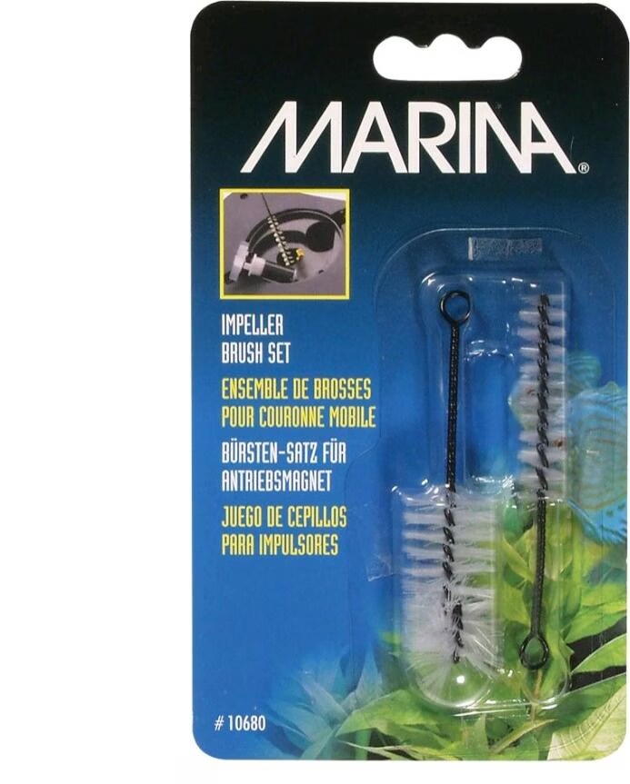 Marina Kit de brosses pour aimant d'entraînement (Nettoyeur magnétique), Entretien de l'aquarium