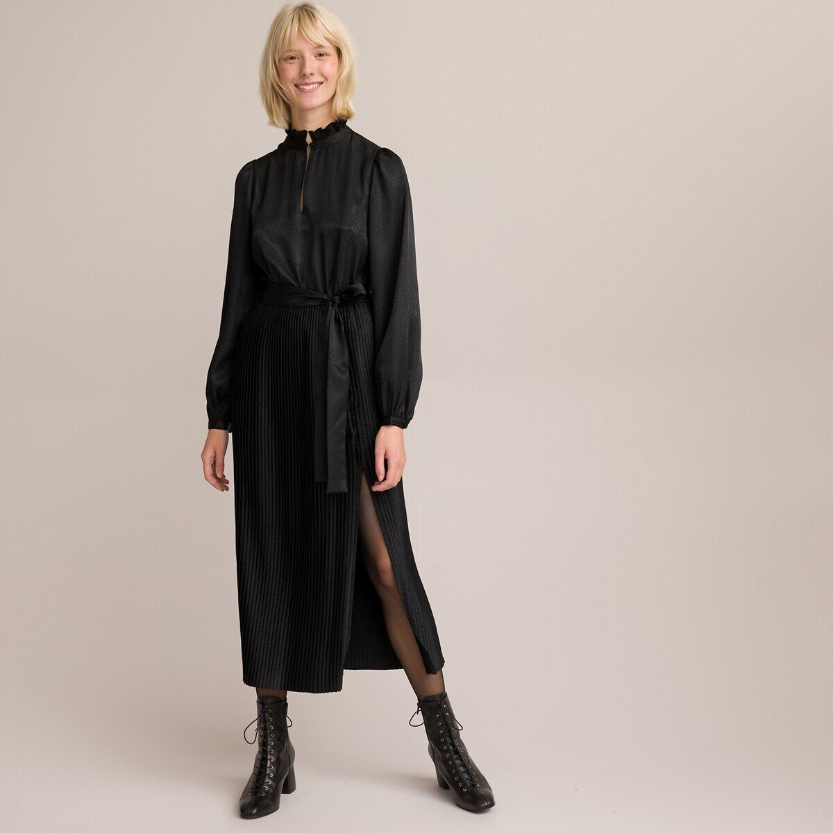 La Redoute Collections Maxikleid aus Jacquard-Satin (42) Galaxus UB9159