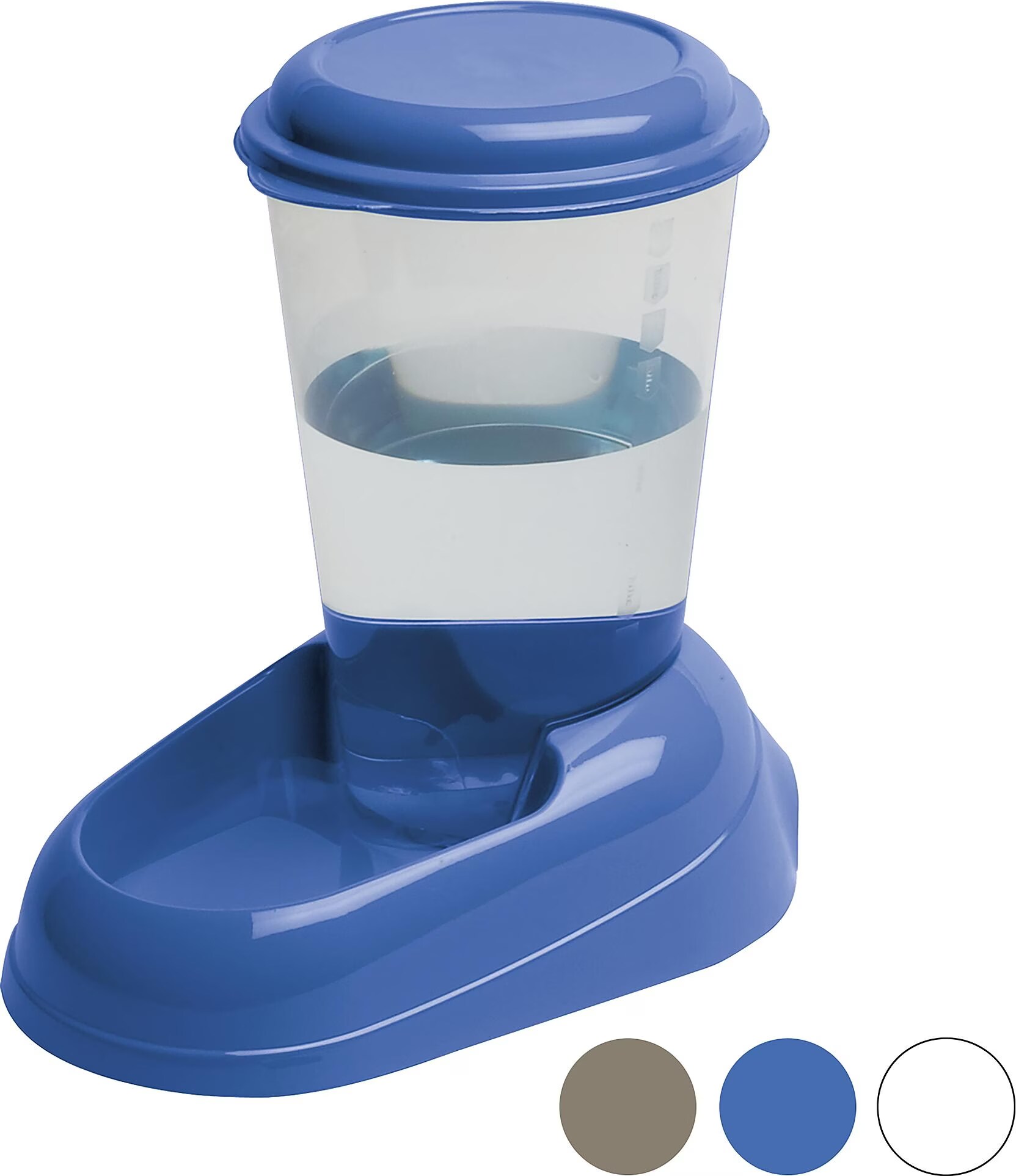 Distributeur d'eau pour chat et chien NADIR - Plastique - 3L - Antidérapant - FERPLAST