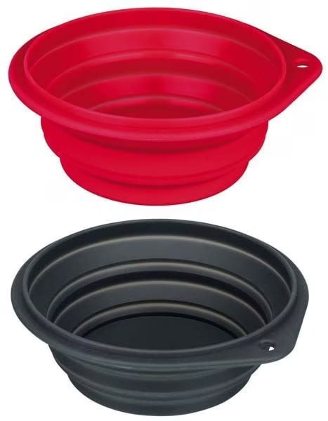 Comparer les prix de Litre une Gamelle Écuelle de voyage, silicone pliable pour chien - couleur aléatoire. - Trixie - TR-25013