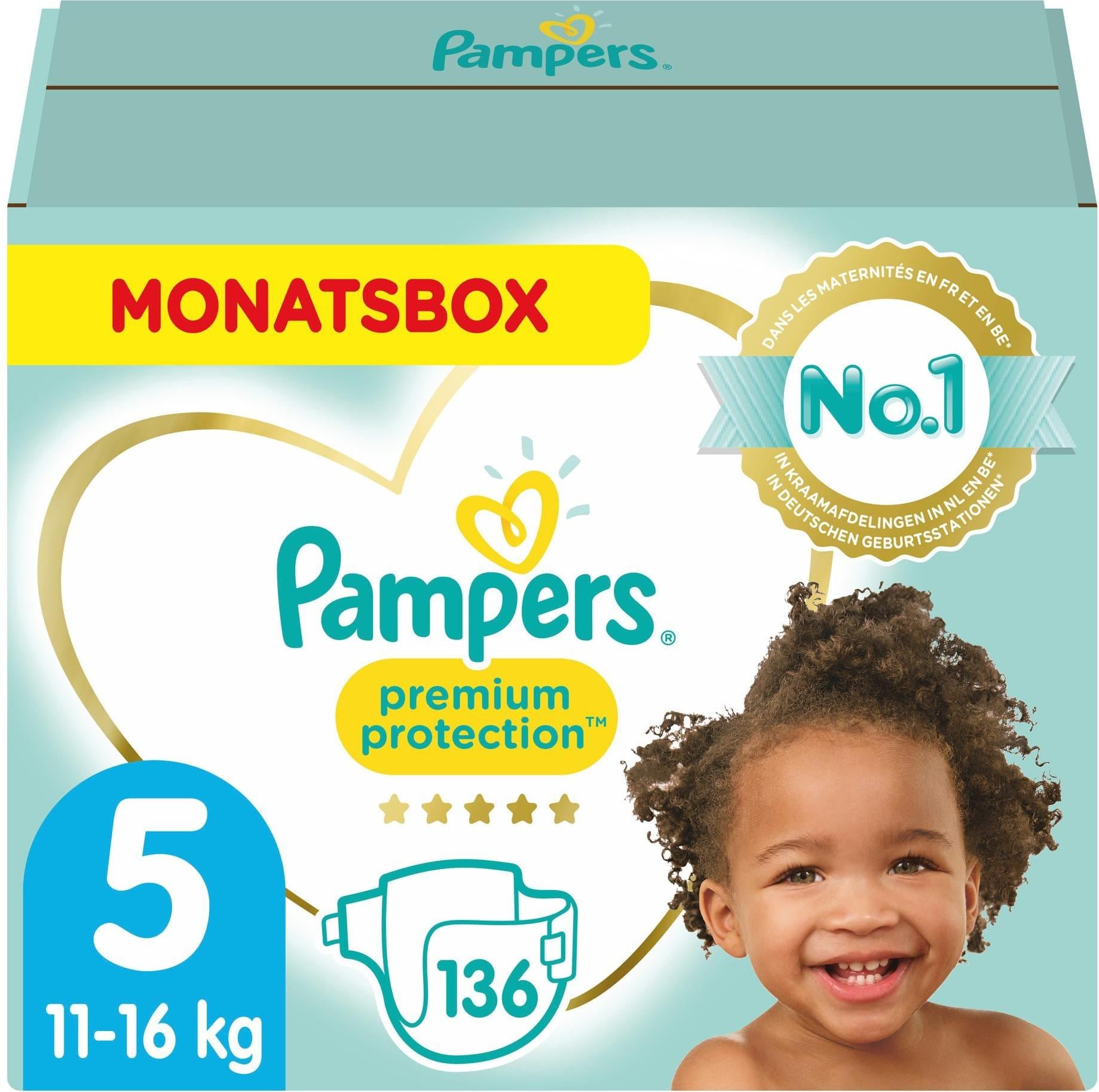 Pampers premium protection size hot sale 5