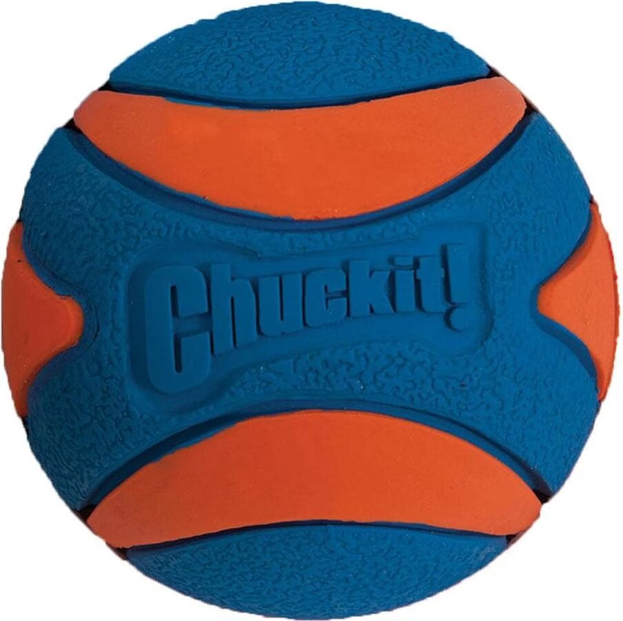 Meilleurs prix pour Balle pour chien bleue Caoutchouc Chuckit! Ultra Squeaker Ball - Taille Medium
