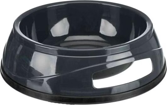 Ecuelle Plastique, Anneau Caoutchouc, 0,75 L/Ø 16 Cm - Mon Animalerie