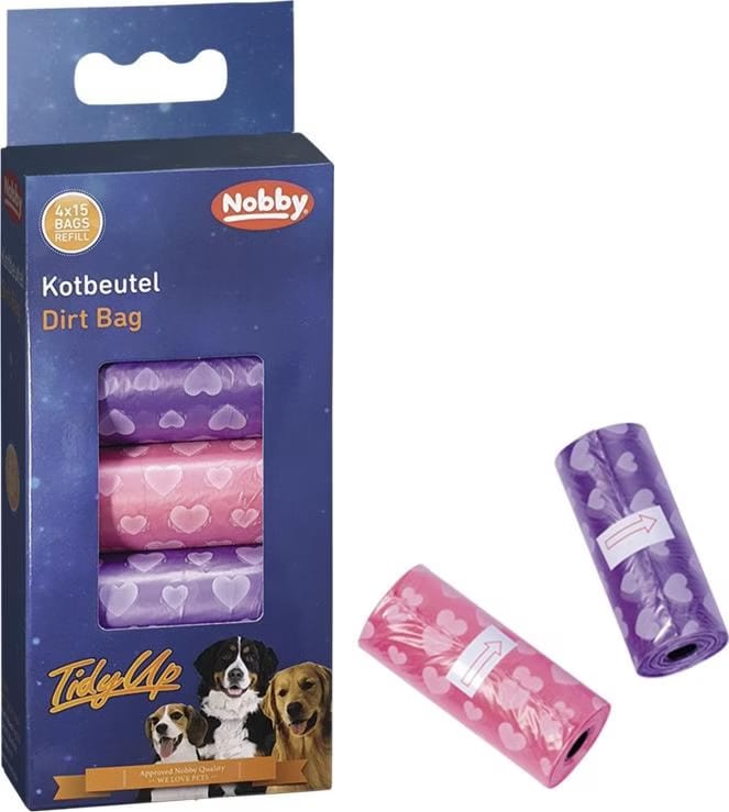 Comparer les prix de Nobby Sac  crottes TidyUp avec impression de curs (Chien), Produits de soins pour animaux