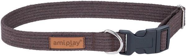 amiplay Halsband Cotton XL 30mm/45-70cm braun kaufen